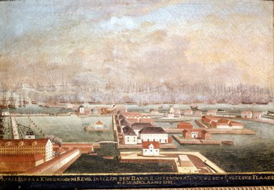 Battle of Copenhagen by Danish School
